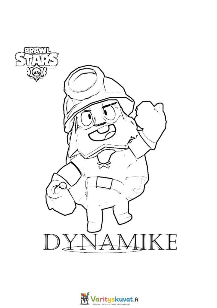 Brawl Stars Dynamike värityskuva
