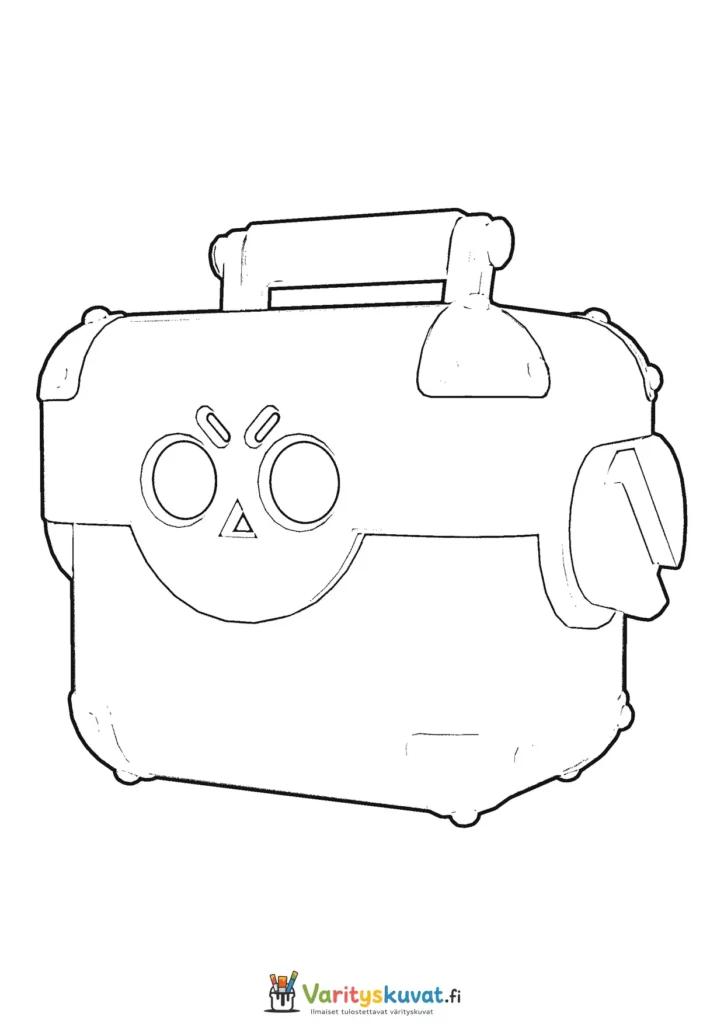 Brawl Stars Brawl Box värityskuva