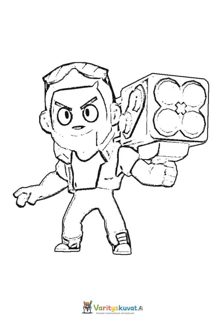 Brawl Stars Brock värityskuva