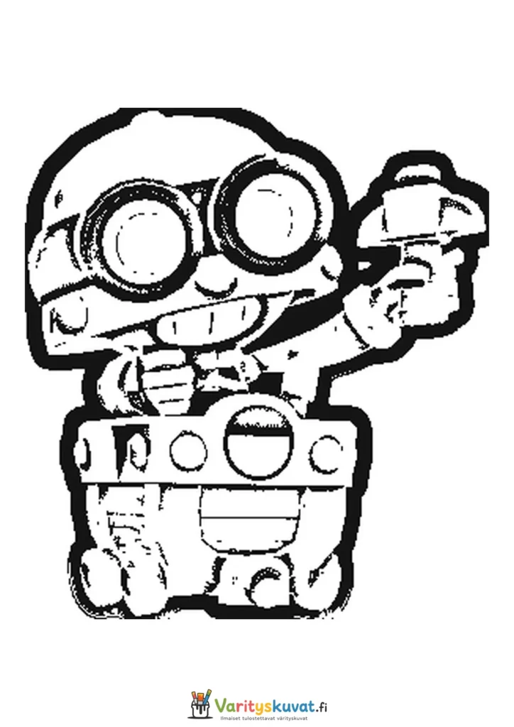 Brawl Stars Carl värityskuva