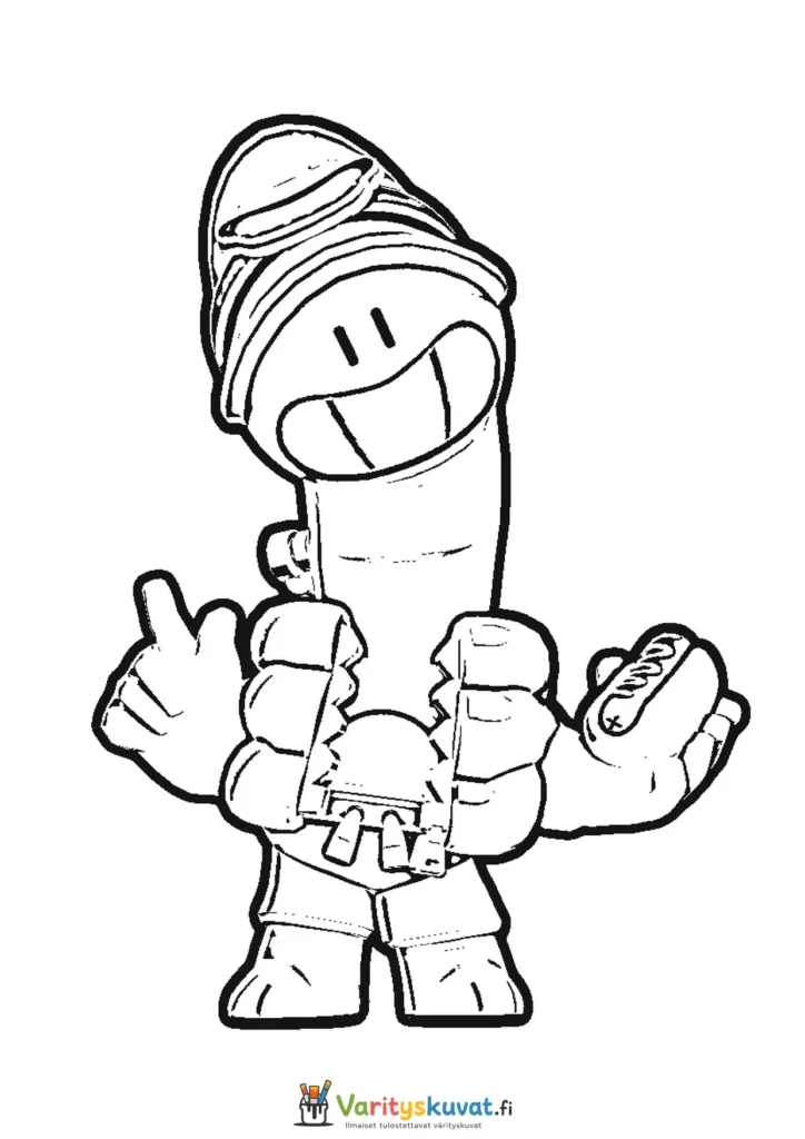 Brawl Stars Doug värityskuva