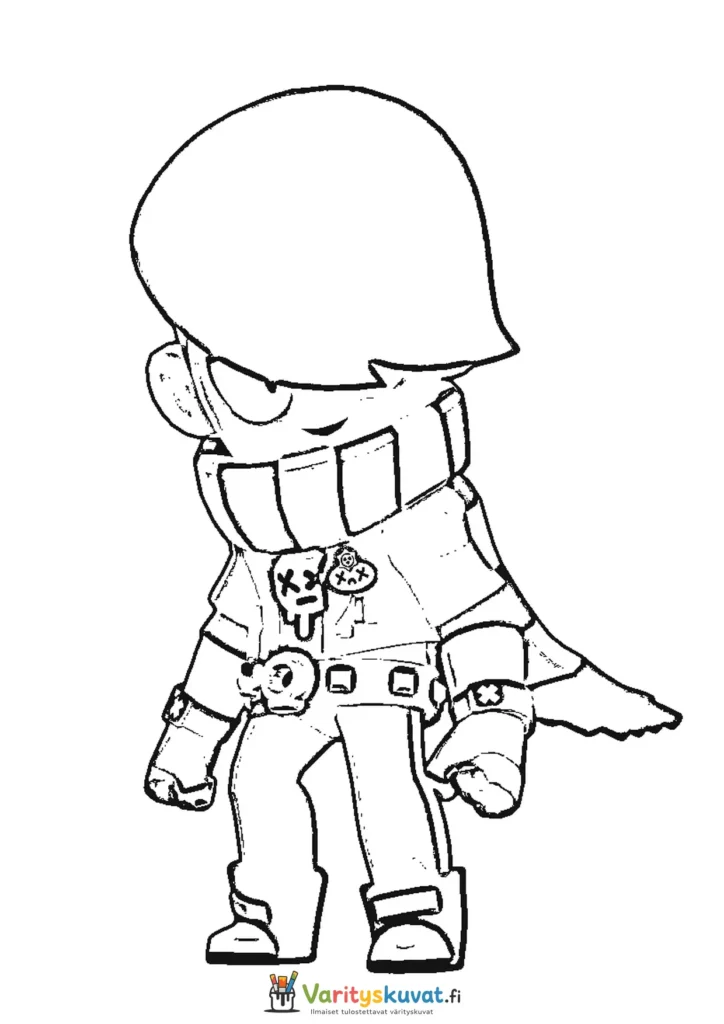 Brawl Stars Edgar värityskuva