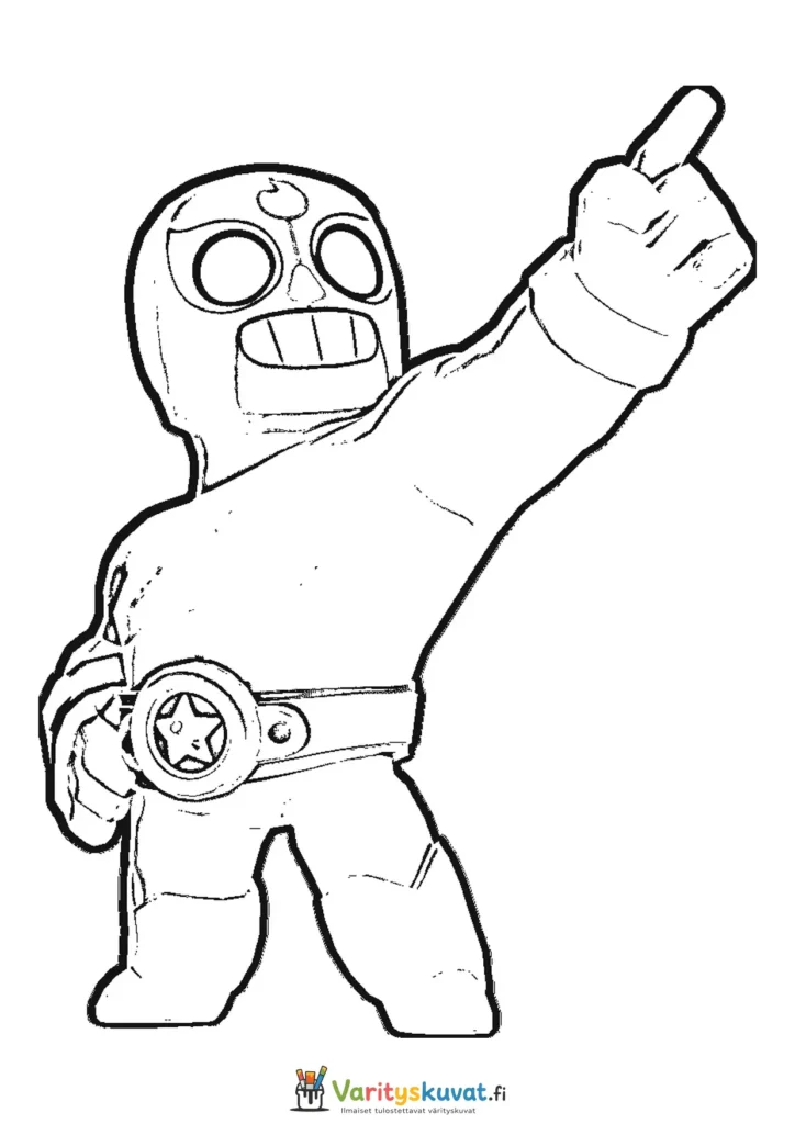 Brawl Stars El Primo värityskuva