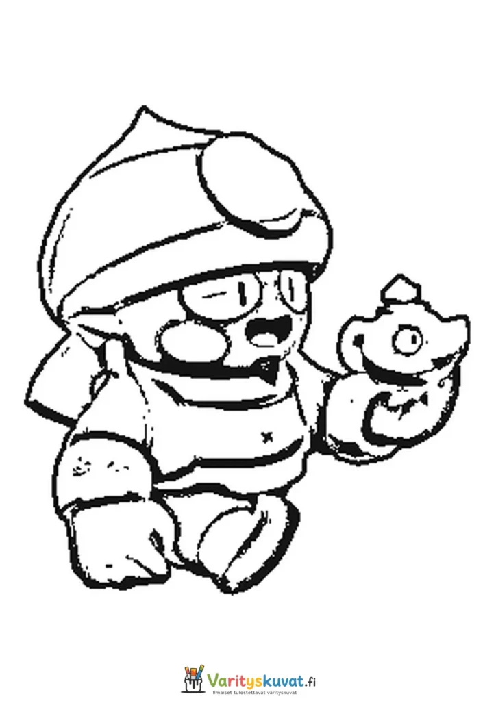 Brawl Stars Gene värityskuva