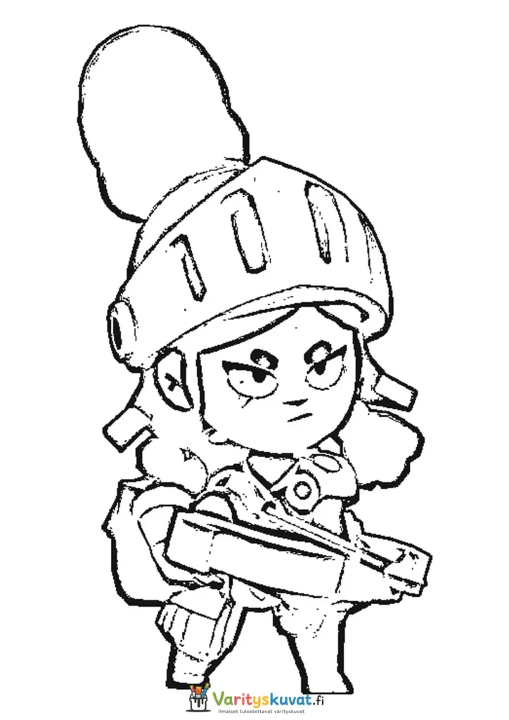 Brawl Stars Jessie Knight värityskuva