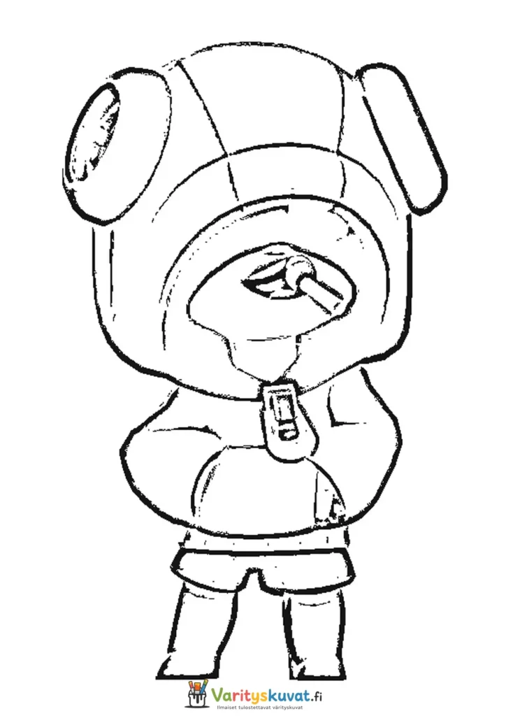 Brawl Stars Leon värityskuva