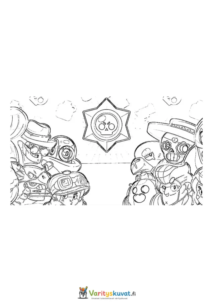 Brawl Stars värityskuva