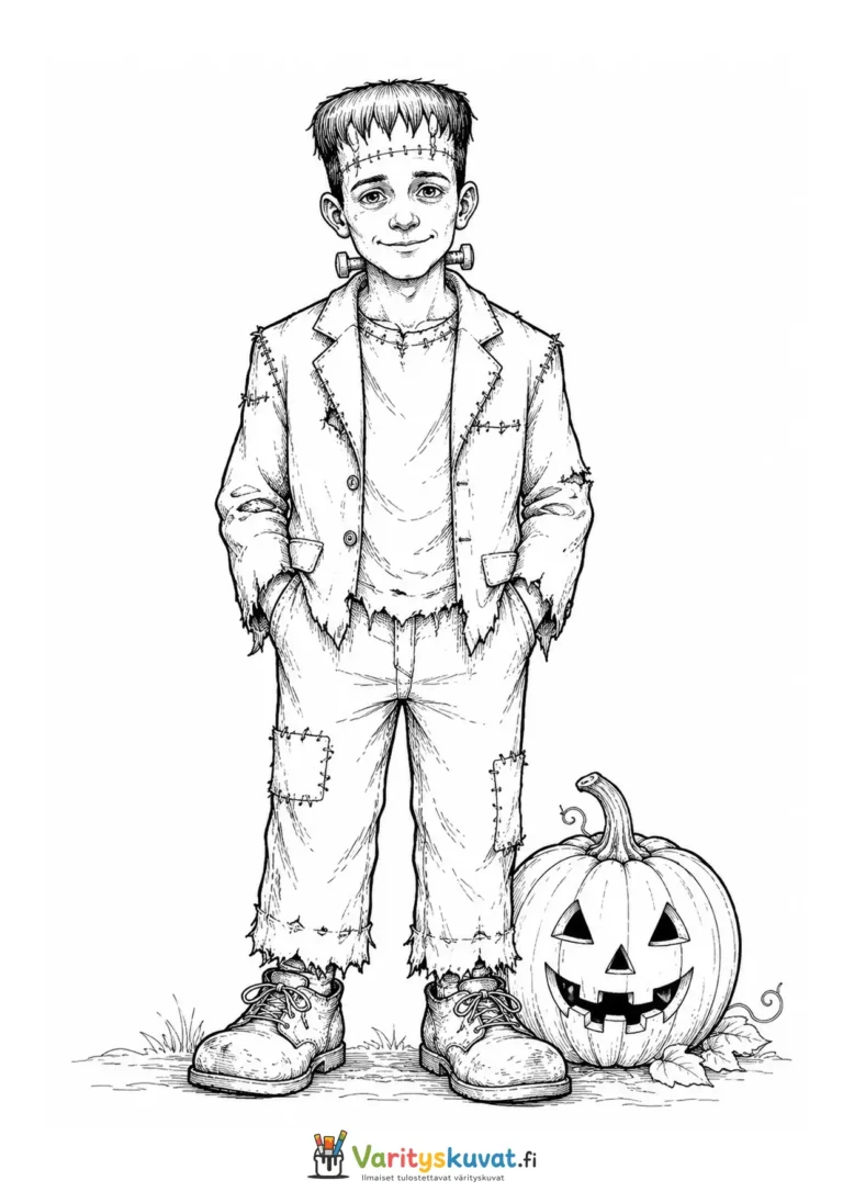 Halloween värityskuvat